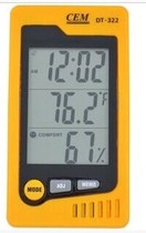 CEM Huashengchang DT-322 temperature and humidity meter indoor temperature and humidity watch with alarm clock