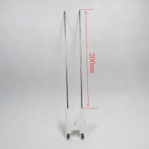 Burner ceramic extra-long tinder needle Chai alcohol lengthening can be customized double-headed conjoined H-type electrode baking furnace needle