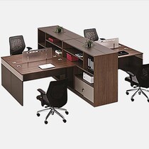 Office furniture board-type staff computer desk Simple modern 2 4-person combination work position Office desk and chair combination
