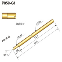 Huarong probe P058-G1 probe test pin spring thimble 0 4mm head total length 15 6mm