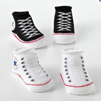 2 pairs of newborn baby socks pure cotton cute super cute young children modeling socks Female baby floor doll socks