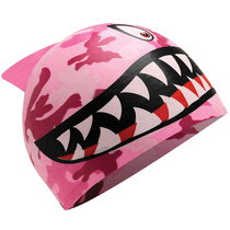 Tyr Authentic Little Shark Silicone Swim Hat Stereoscopic Children's Silicone Swim Hat Cartoon Swimming Hat Hot Sale