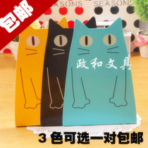 Great door stationery happy rolling book Cat cartoon cute animal shape big book stand 0013