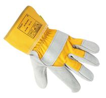 Weatz second layer A- Class neck leather driving cowhide gloves 10-2209 casting industry steel handling gloves