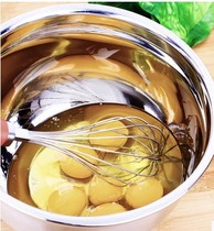 Deepening thickening of thickened stainless steel basin Egg Basin Baking Fruits Salad Bowl Cuisine and Noodle Basin