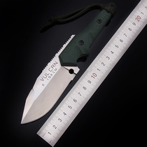American CIN high hardness outdoor survival small straight knife Self-defense camping tactical field sabre diving knife