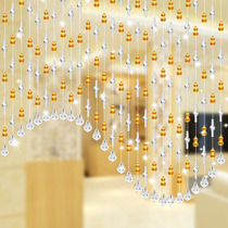 New gourd crystal bead curtain curtain partition finished curtain shoe cabinet porch toilet door curtain