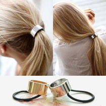 Europe and the United States of the same metal ponytail buckle hair ring Japan and South Korea tied ponytail head rope hair rope tied hair rubber band ponytail clip jewelry