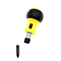 Japan import ratchet screwdriver with screwdriver cross screw batch head positive reversal labor-saving change cone flexible wire batch