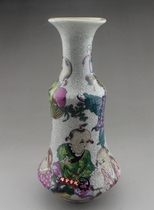 Late Qing Dynasty blue and white porcelain blue and white porcelain vase antique antique antique porcelain retro ornaments collection baby play vase