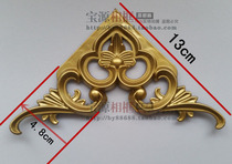 Cross embroidered framed double frame flower corner frame with gold spray angle flower plastic corner flowers 100 prices