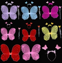 June 1 Childrens Day Costume Princess Skirt Dance performance Children Butterfly wings Elf wings Girl Fairy Stick