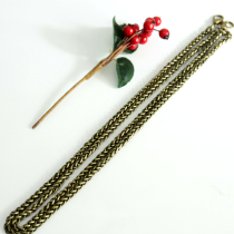 Small bag crossbody shoulder shoulder chain bronze length 120cm