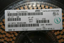 Supply brand new original SMD tantalum capacitor 47UF 35V D type 7343 spot hot sale