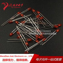 3MM red hair red light emitting diode red bright LED long foot F3 red hair red RMB21 1000 only
