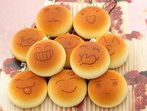 Creative mobile phone chain Small bread mobile phone chain Mobile phone hook Bread pendant key hTtEDicH17