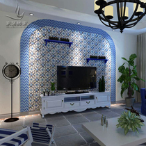 Mediterranean parquet floor tiles Living room bathroom non-slip toilet tiles Kitchen and bathroom wall tiles Pass the door stone small tiles 200