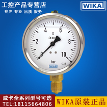 WIKA WIKA hydraulic pressure hydraulic gauge EN837-1 liquid-filled shock-resistant axial radial belt edge 213 53 063