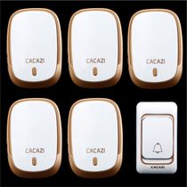 Household wireless doorbell one drag four one drag five AC remote control electronic doorbell old pager without wires