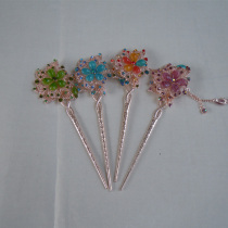 Hairpin Classical Diamond Ancient Wind Hairpin Strike Tassel Hairpin National Style Retro Palace Hanfu Hair Headwear