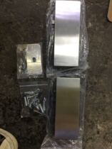 Frameless spring no-cut door closer door closer hydraulic buffer shaft