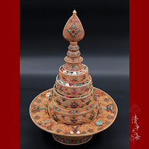 Nepal hand-held Manza pan for Manza Mandala Tibetan Buddhist instruments for tantric purposes Φ23