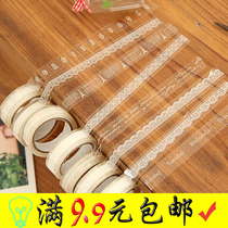 diy accessories cute hipster transparent lace lace tape sticker 10m small roll decorative tape