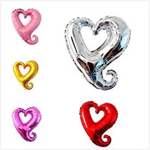 Aluminum film balloon 36 inch 18 inch Gogo heart balloon balloon column balloon wedding decoration balloon Gogo heart