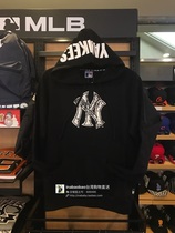 Taiwan counter MLB NY yankees autumn and winter new cotton pullover T mens long-sleeved hooded sweater