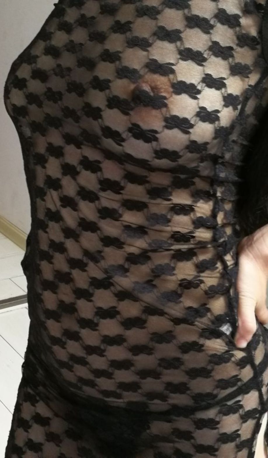 透明蕾丝裙福利买家秀,制服诱惑-福利买家秀