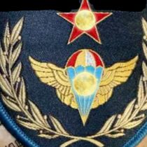 Outdoor personality Airdrop B arm Chapter for small suncoat sticker pentagram Chest Badge set to be two