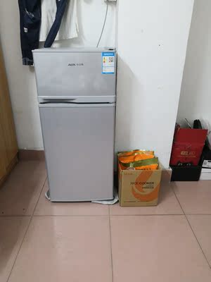 AUX/奥克斯 BCD-116AD旗舰店小冰箱小型宿舍家用双门非海尔电冰箱