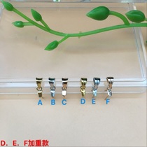 G18K gold emerald agate crystal pendant buckle This section is specially designed for the Buddha design utility