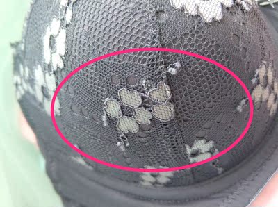 打算送人的话，就算了 劣质的商品只会得罪人 满满线头的内衣，第一次见