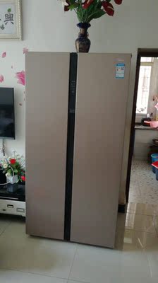 Midea/美的 BCD-521WKM(E)双门对开门电冰箱家用节能风冷无霜冰箱