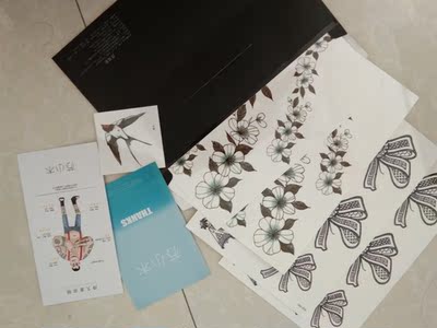 买了两个，送了一个燕子的纹身贴，包装很好看，高端大气，非常nice！