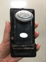 Minotaur brand old door lock single open second-hand nostalgic collection film and television props