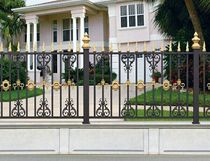 Dongguan Aluminum Art Guard Rail Aluminum Alloy Fencing Villa Guard Rail Villa Gate School Fence Wall Customizable