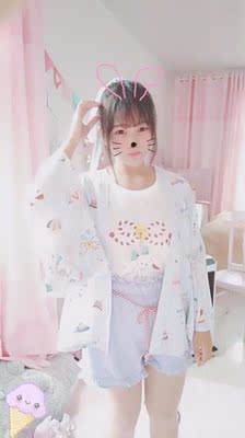 很可爱內ヾ|≧_≦|〃，日系小萌妹，只是我不是当情趣睡衣，外穿没问题哦~~