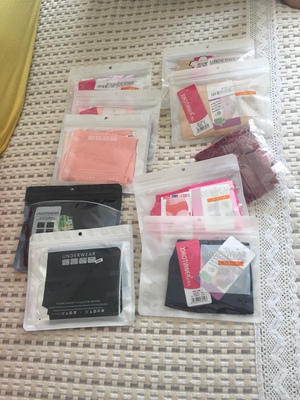 买了10多条内内，回来试穿没问题后，都洗完晾起来了，老妈说尺码都够用，老妈不胖就是有肚子，大一点穿着舒服