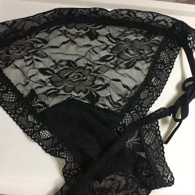 系带内裤，真的挺方便脱掉的，哈哈哈，这家内衣都比较性感哦，喜欢