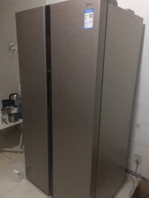 Midea/美的 BCD-521WKM(E)双门对开门电冰箱家用节能风冷无霜冰箱
