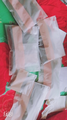 第一次穿四角杯，体验感不错嘛😊，包装比心❤