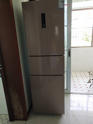 Midea/美的 BCD-230WTM(E)风冷无霜节能冰箱 家用小型三门三开门