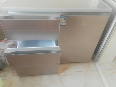 尊贵 BCD-210CV卧式橱柜冰箱推拉抽屉嵌入式家用冰箱矮冰箱