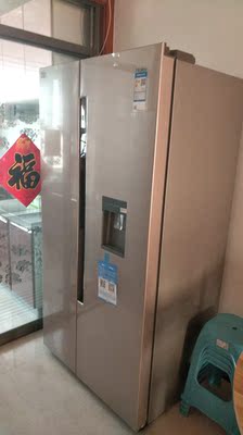 Haier/海尔 BCD-591WDVLU1 双开门对开门无霜变频节能家用电冰箱