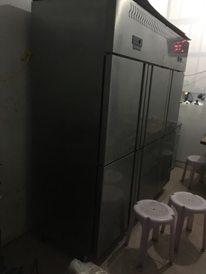 劲福 四门冰箱商用4门六门冰柜展示柜厨房冷柜冷藏冷冻立式保鲜柜