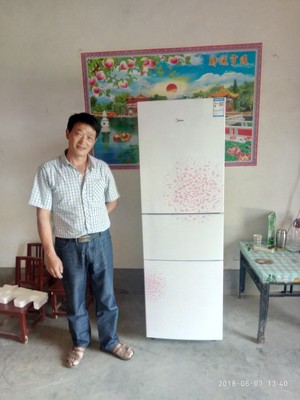 Midea/美的 BCD-210TM(E)三门电冰箱三开门节能家用冷藏冷冻静音