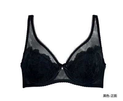 华歌尔的码数会偏小，所以买的时候要注意下，要比平时差不多买大一个罩杯，蕾丝会感觉有一点点硬，没在实体店试过这款，不知道这个是不是跟实体店不太一样。。。。。。罩杯很薄，感觉不是很聚拢，后背的设计挺好，U型设计不用担心肩带往下滑，穿上有点尖尖的感觉，只要不是很聚拢，其他都挺好的。
