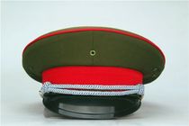 Retired 87 big hat Army green big hat Non-commissioned officer big hat mens and womens band performance hat old-fashioned hat